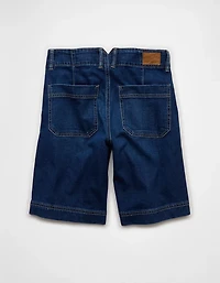 Short en jean à taille haute extensible Drapé de rêve 11 po AE