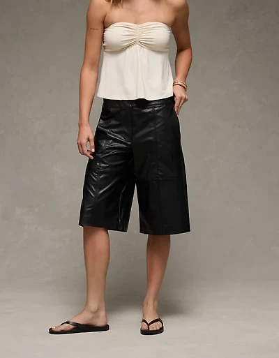 AE 15" Vegan Leather Short
