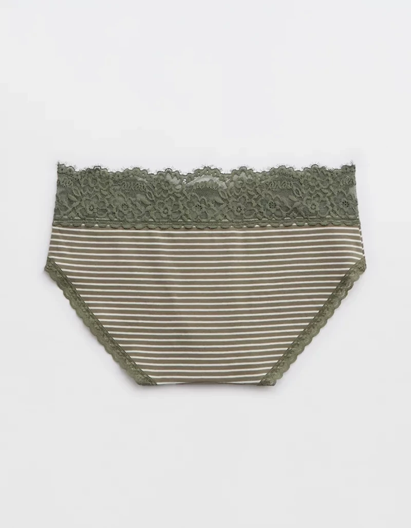 Aerie Cotton Eyelash Lace Boybrief Underwear