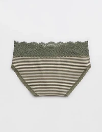 Aerie Cotton Eyelash Lace Boybrief Underwear