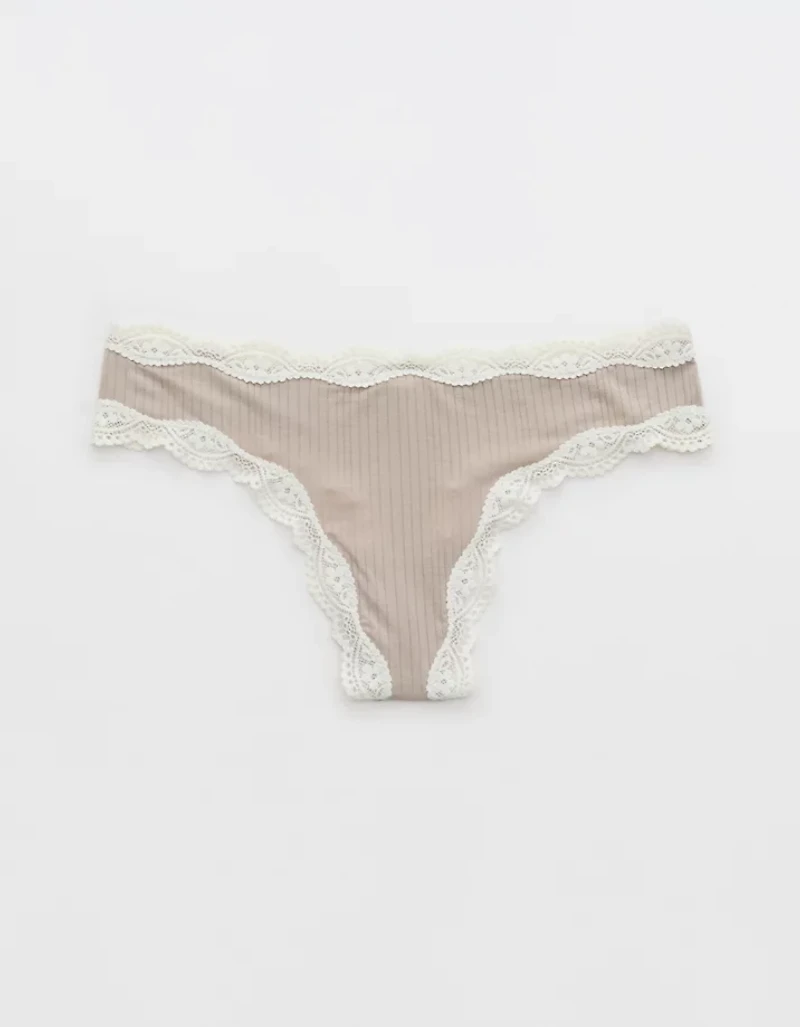 Superchill Modal Lace Thong Underwear