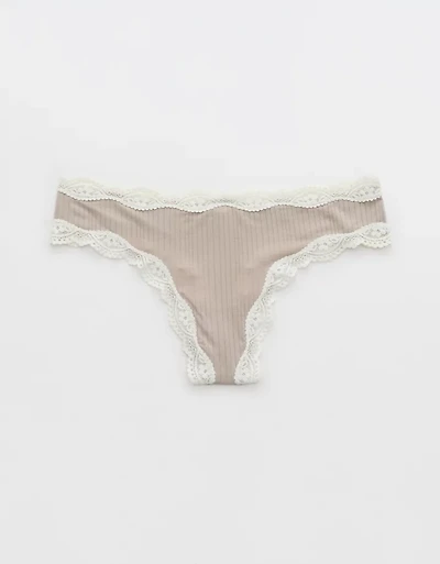 Superchill Modal Lace Thong Underwear