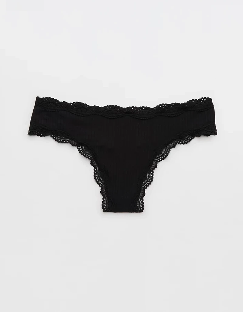 Superchill Modal Lace Thong Underwear