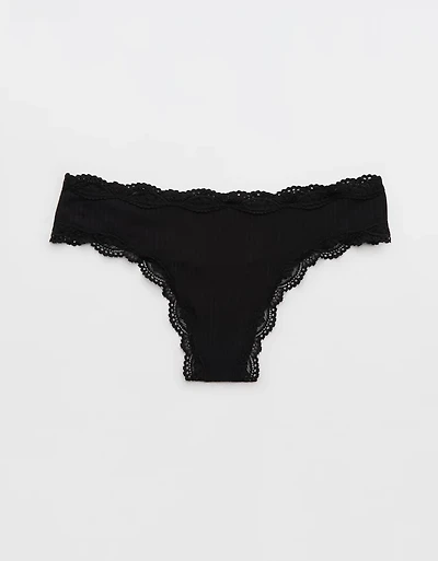 Superchill Modal Lace Thong Underwear