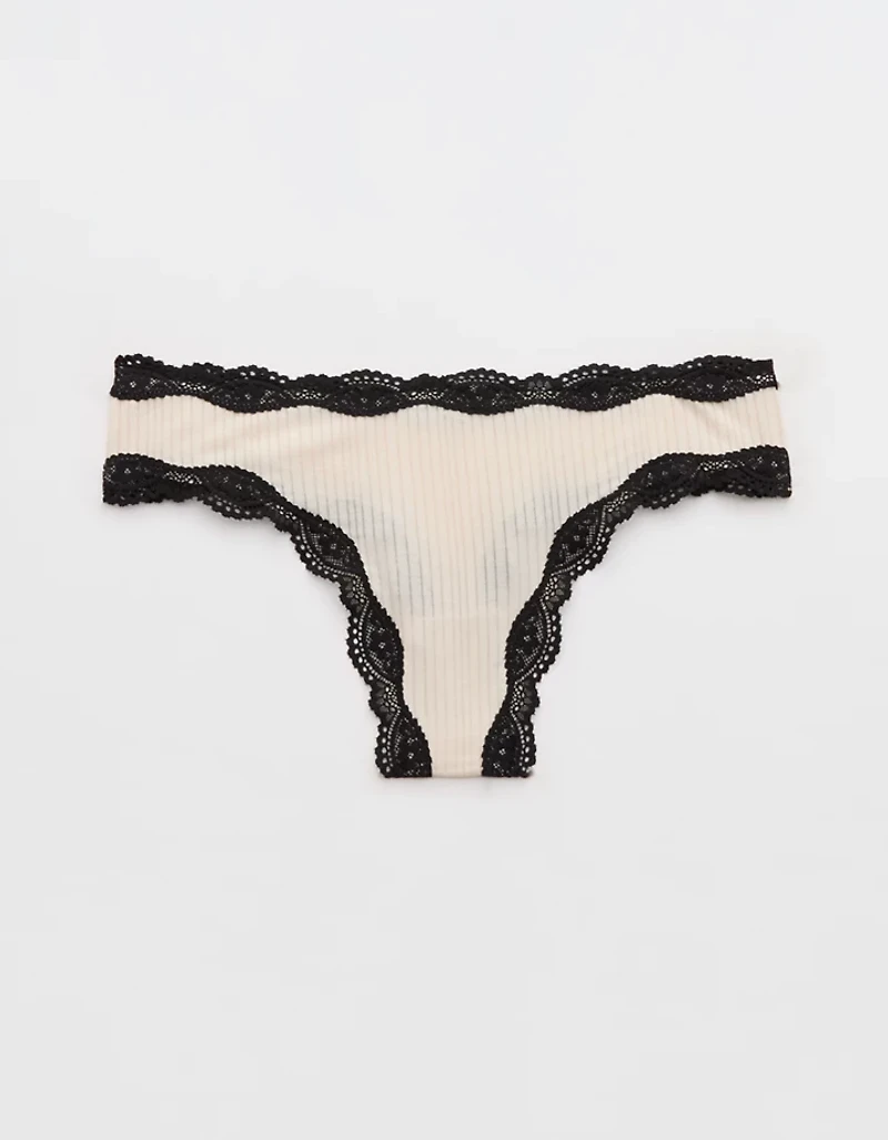 Superchill Modal Lace Thong Underwear