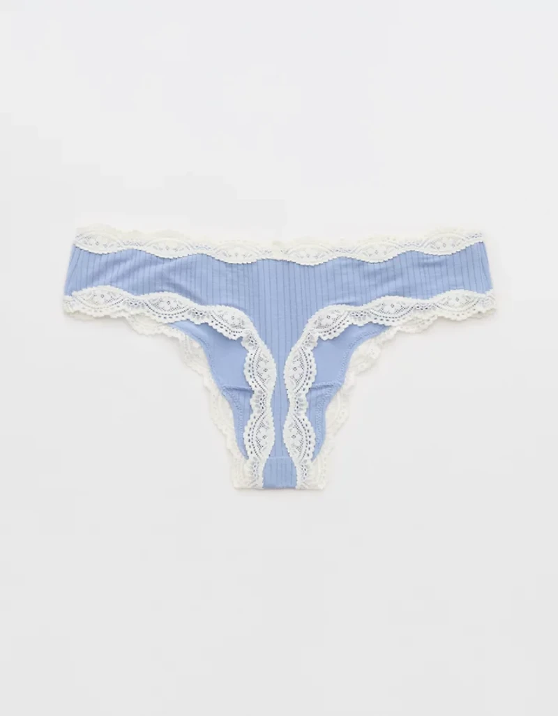 Superchill Modal Lace Thong Underwear