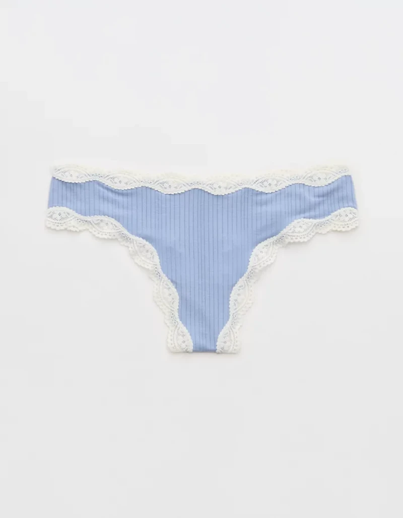 Superchill Modal Lace Thong Underwear