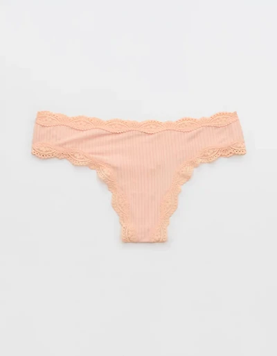Superchill Modal Lace Thong Underwear