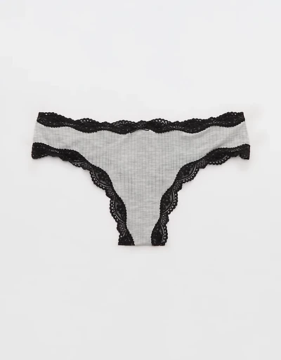 Superchill Modal Lace Thong Underwear