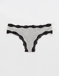 Superchill Modal Lace Thong Underwear