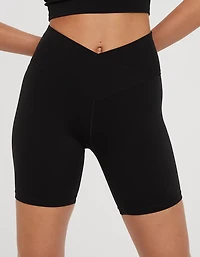 OFFLINE By Aerie Real Me Crossover High Waisted 7" Bike Short