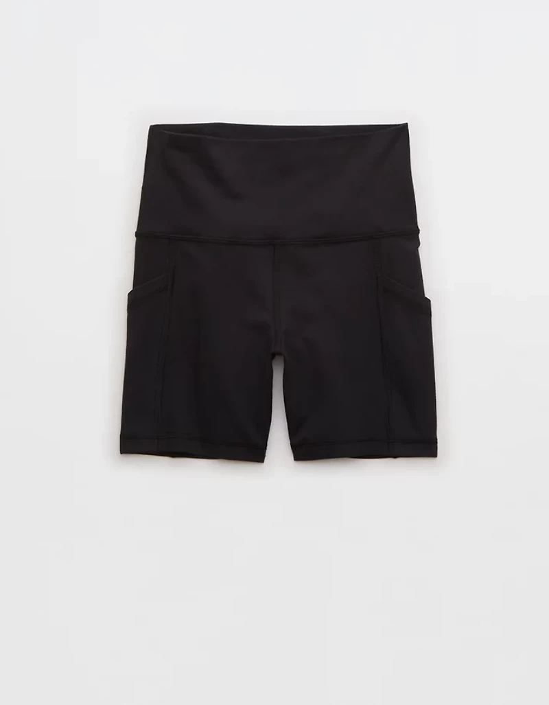 OFFLINE By Aerie The Hugger High Waisted 5" Pocket Bike Short