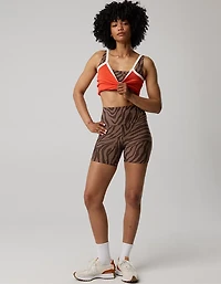 OFFLINE By Aerie Stripe Rib High Waisted 5" Bike Short