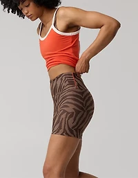 OFFLINE By Aerie Stripe Rib High Waisted 5" Bike Short