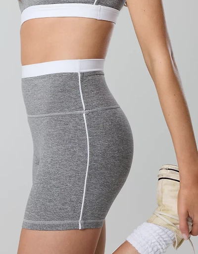 OFFLINE By Aerie The Hugger High Waisted 5" Colorblock Bike Short