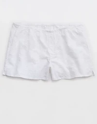 Aerie Off-Duty Embroidered Cotton Boxer