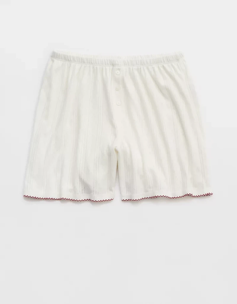 Aerie Off-Duty Pointelle Boxer