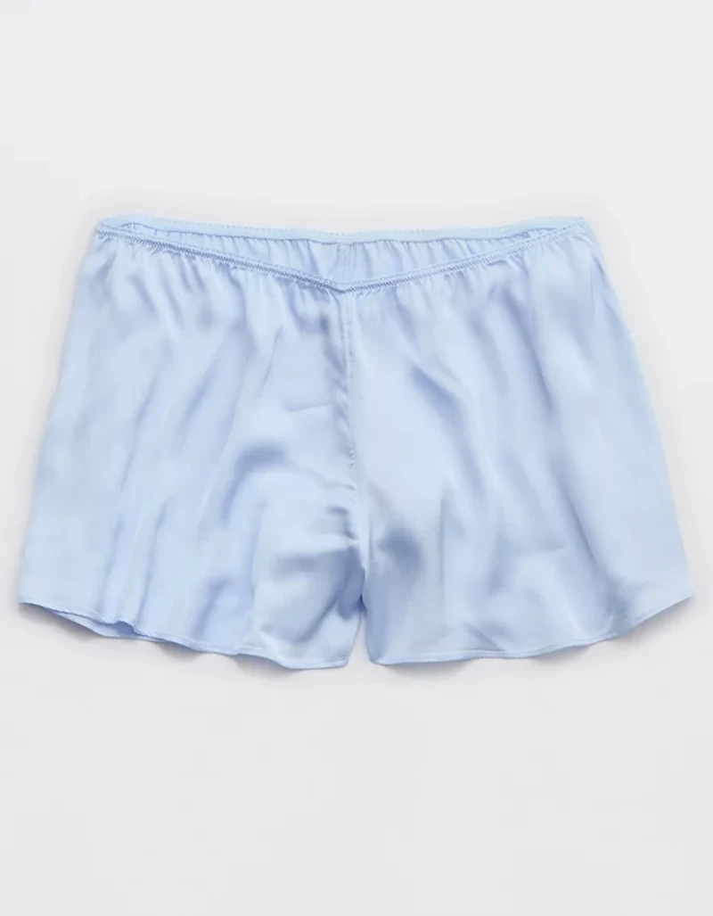 Aerie Off-Duty Satin Flirty Boxer
