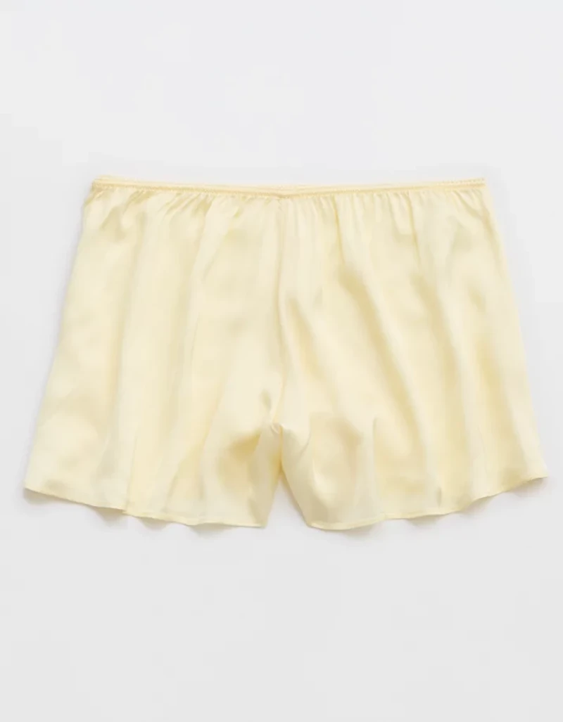 Aerie Off-Duty Satin Flirty Boxer
