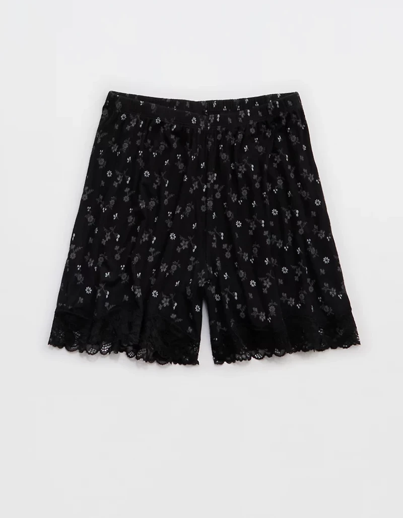 Aerie Real Soft® Rib Lace Boxer