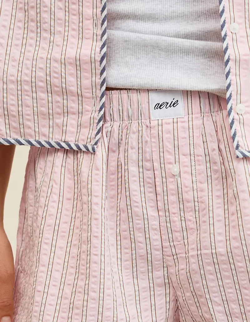 Aerie Seersucker Boy Boxer