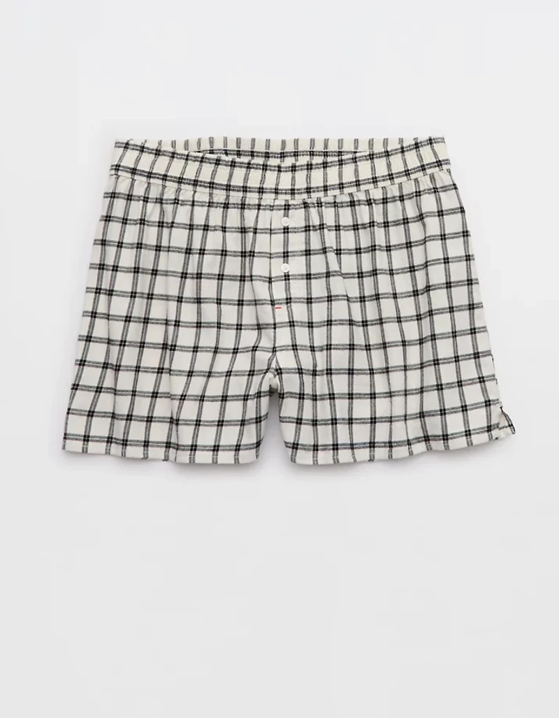 Aerie Flannel Girl Boxer