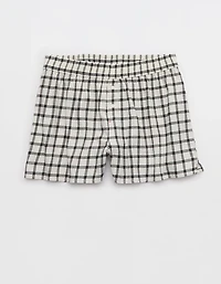 Aerie Flannel Girl Boxer