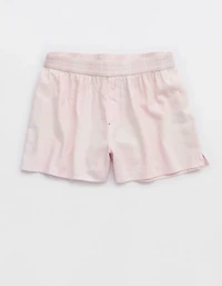 Aerie Flannel Girl Boxer