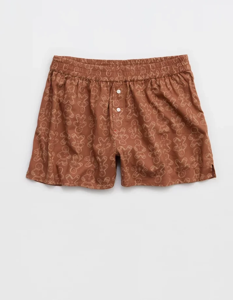 Aerie Flannel Girl Boxer