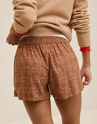 Aerie Flannel Girl Boxer