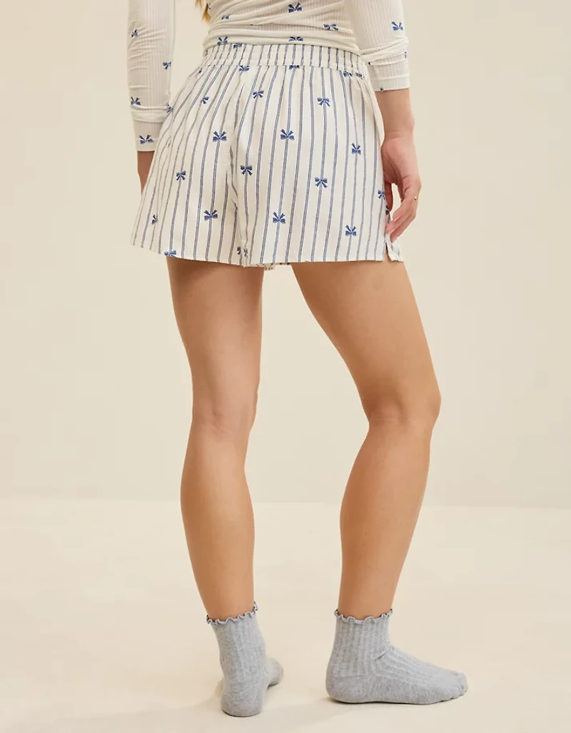 Aerie Flannel Girl Boxer