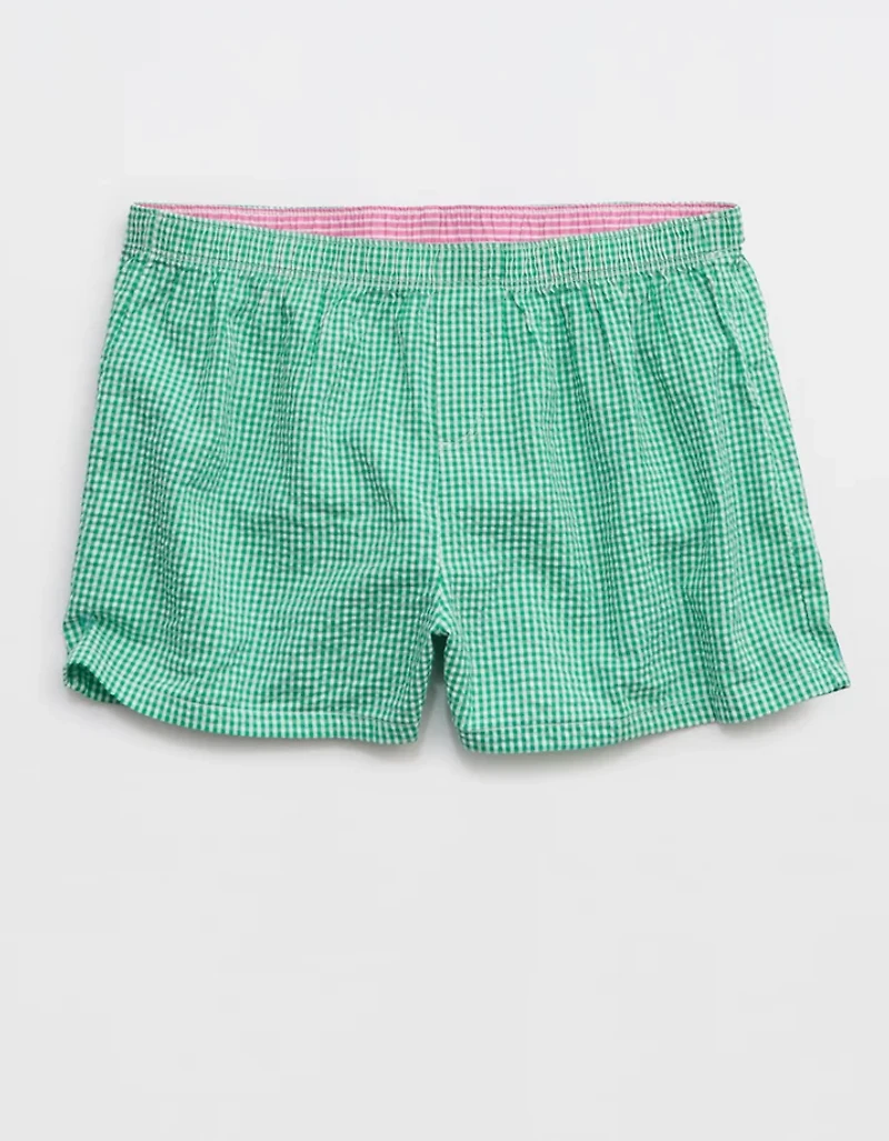 Aerie Around Town Seersucker Boxer