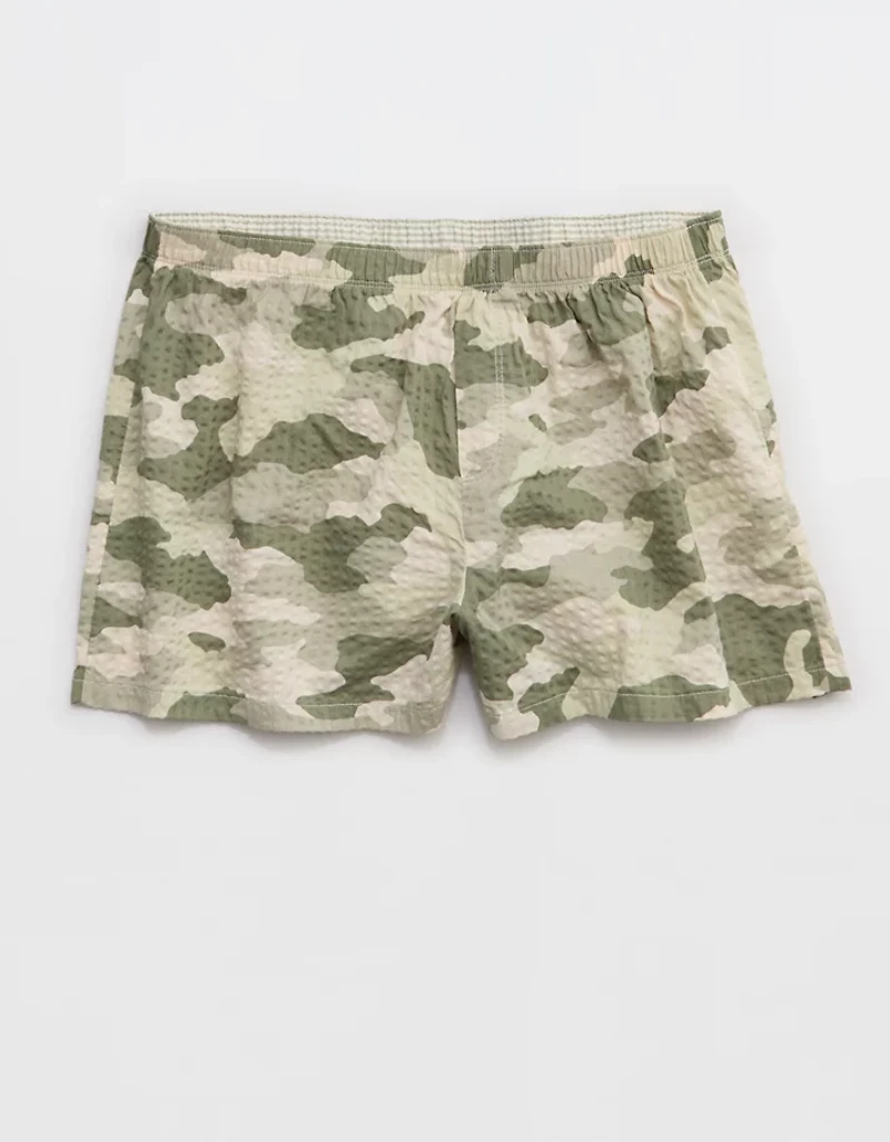 Aerie Around Town Seersucker Boxer