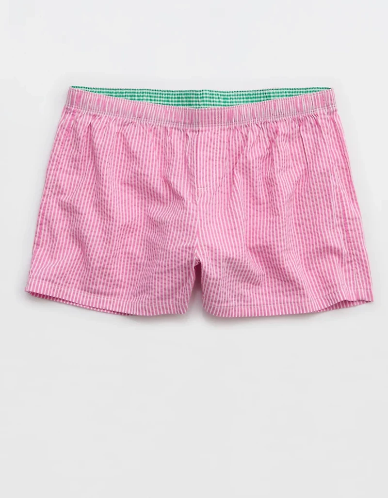 Aerie Around Town Seersucker Boxer