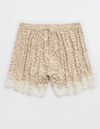 OVERSLEPT by Aerie Real Soft Ribbed Pajama Short