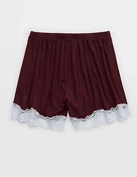 OVERSLEPT by Aerie Real Soft Ribbed Pajama Short