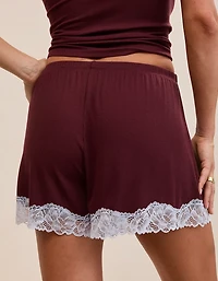 OVERSLEPT by Aerie Real Soft Ribbed Pajama Short