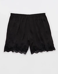 Aerie Night Out Satin Lace Boxer