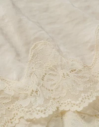 Aerie Night Out Satin Lace Boxer