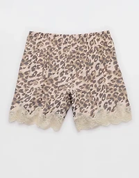 Aerie Night Out Satin Lace Boxer