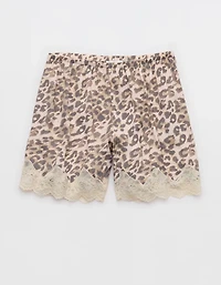 Aerie Night Out Satin Lace Boxer