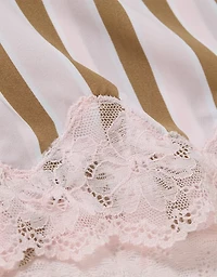 Aerie Night Out Satin Lace Boxer