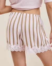 Aerie Night Out Satin Lace Boxer