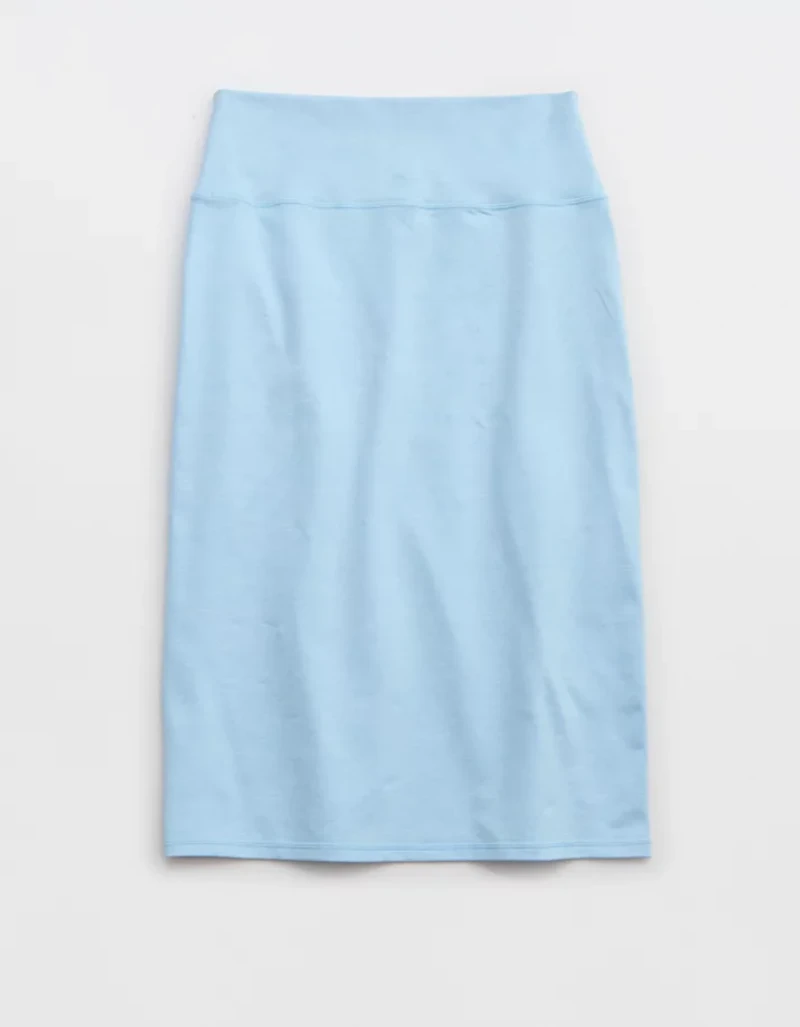 OFFLINE By Aerie The Hugger Midi Skirt