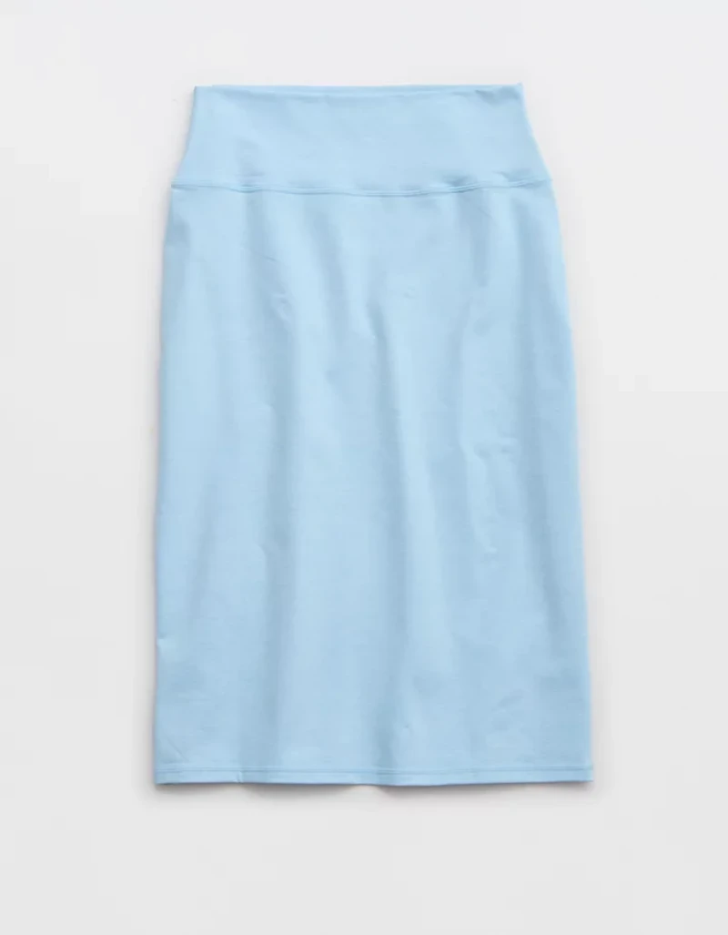 OFFLINE By Aerie The Hugger Midi Skirt