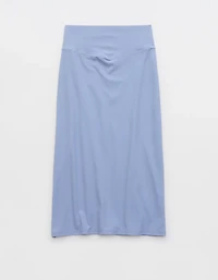 OFFLINE By Aerie Real Me XTRA Ribbed Midi Skirt