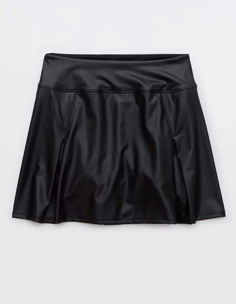 OFFLINE By Aerie Real Luxe Faux Leather Mini Skirt