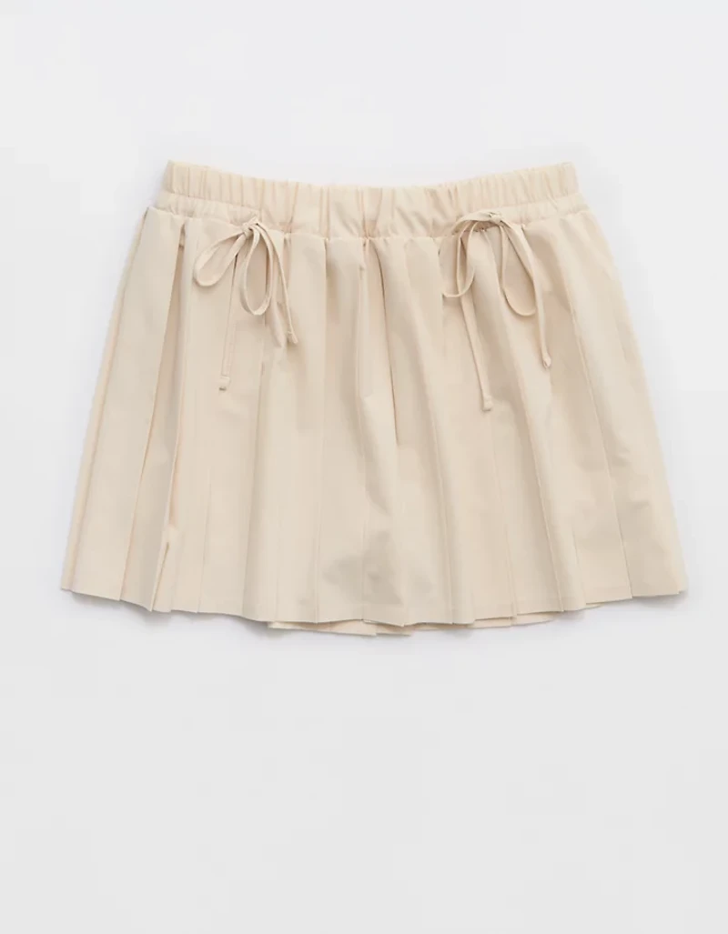 OFFLINE By Aerie Pleated Bow Skirt