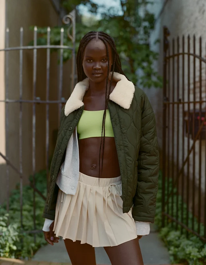 OFFLINE By Aerie Pleated Bow Skirt