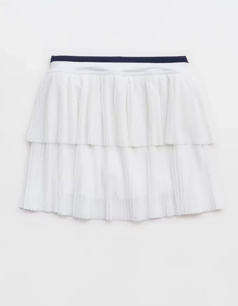 OFFLINE By Aerie Real Me Pleated Mesh Skort